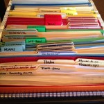 My genealogy file cart