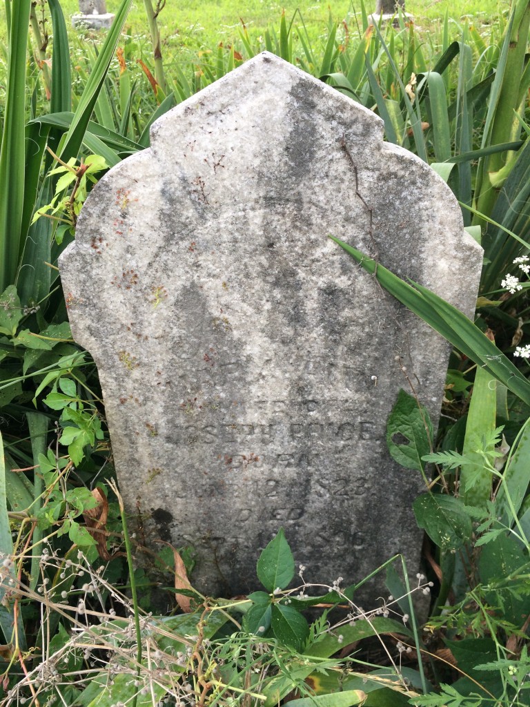 Foil can make hard-to-read gravestones legible