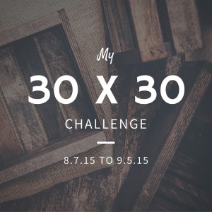 The 30 x 30 genealogy challenge